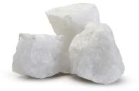 Камни для бани и сауны JadeBest Белый кварц колотый, 10 кг