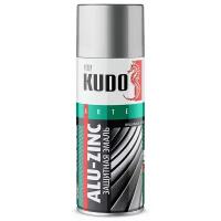 Эмаль KUDO универсальная защитная алюминиево-цинковая, серебристый, 520 мл