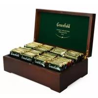 Чай Greenfield ассорти в пакетиках подарочный набор в деревянной шкатулке