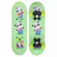 Скейтборд детский «Зверюшки» 44 × 14 см, колёса PVC 50 мм, пластиковая рама