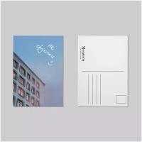 Дизайнерская открытка Meswero (не грусти) в комплекте с подарочным крафт-конвертом. Формат А6 10,5*14,8 см