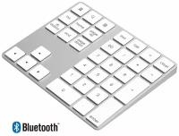 Клавиатура беспроводная JD-Tec BT-34k для Macbook, 34 клавиши, серебристая / Цифровой блок для ноутбука