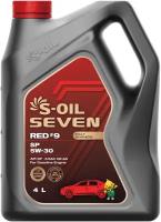 Синтетическое моторное масло S-OIL SEVEN RED#9 SP 5W-30, 4 л