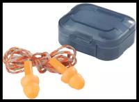 Беруши многоразовые (для плавания, стрельбы, сна и работы) со шнурком в контейнере UVEX Whisper ( Виспер ) 1 пара