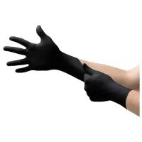 Перчатки хозяйственные нитрил-виниловые, размер M, 5 пар, 10 штук,черные