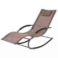 Кресло-качалка Sanibel текстиль, коричневый