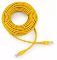 Патч-корд медный UTP Cablexpert PP10-10M/Y кат.5e, 10м, литой, многожильный (жёлтый)