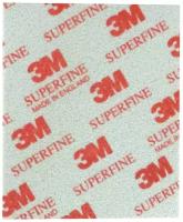Абразивная губка 3M Superfine Р400-Р500 / Made in ENGLAND / Губка шлифовальная супертонкая 3М (с супертонким зерном) 115 x 140 мм. Art 03810