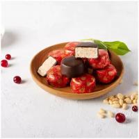 Кедровый марципан с клюквой 1,5кг Сибирский кедр / конфеты шоколадные в коробках