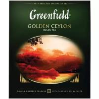 Чай черный Greenfield Golden Ceylon в пакетиках, 100 пак