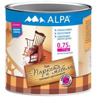 Лак Alpa Для паркета и мебели полуматовый (0.75 л)