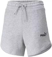 Шорты, PUMA ESS High Waist Shorts, Женские, размер S ; Light Gray Heather