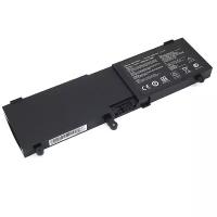 Аккумуляторная батарея iQZiP для ноутбука Asus N550J (N550-4S1P) 15V 3500mAh OEM черная