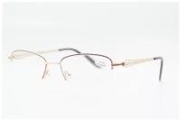 Готовые очки для зрения с флекс душками, межцентр 58-60 (золото)