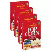 CorinCorn Попкорн Микроволновый сладко-соленый, 4шт по 85г