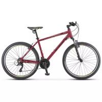 Горный велосипед Stels Navigator 590 V 26 K010, год 2021, цвет Красный-Зеленый, ростовка 16