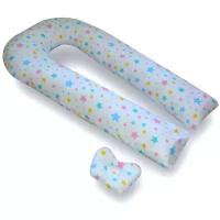 Подушка для беременных "Мастерская снов" U-350 с наволочкой Звездочка + подушечка для малыша. Ткань: бязь Наполнитель: холлофайбер (гипоаллергенный) Размеры: ДхШ 350х30 cм