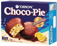 Пирожное Orion Choco Pie Choco Chip, 360 г, 30г х 12 шт. в уп