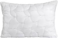 Подушка белая Бамбук 50х70 гипоаллергенная для взрослых и детей / для сна на спине, на животе, на боку / в подарок / Мягкий сон