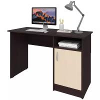 Письменный стол СитиМебель Хит-5, ШхГ: 100х50 см, цвет: венге цаво/дуб молочный