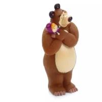 Игрушки фигурки Маша и Медведь , игрушки для купания , 14 см