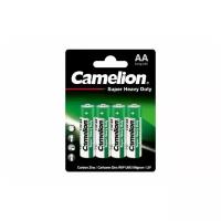 Батарейка солевая Camelion AA, в блистере (4 штуки)