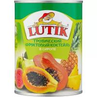 Тропический фруктовый коктейль Lutik, жестяная банка 580 мл