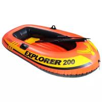 Надувная лодка Intex Explorer-200 Set (58331) оранжевый