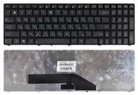 Клавиатура для ноутбука Asus K50, черная с рамкой, версия 2