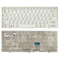 Клавиатура для нетбука Asus 9J.N1N82.101, русская, белая с белой рамкой