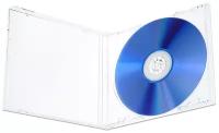 Коробка CD Box 1 диск Jewel Clear (прозрачный трей), 10 мм, уп. 10 шт