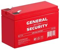 Аккумулятор General Security GS 9-12 (12В, 9Ач / 12V, 9Ah)