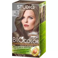 Essem Hair Studio Professional BioColor стойкая крем-краска для волос, 7.1 Пепельно-русый, 115 мл
