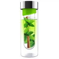 Бутылка Asobu Flavour it, 480 мл, зеленый / серебристый