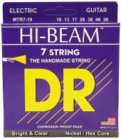 Струны для 7-струнной электрогитары DR MTR7-10-56 HI-BEAM
