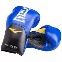 Боксерские перчатки Everlast Elite ProStyle синий 16 oz