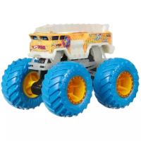 Монстр-трак Hot Wheels Monster Trucks 5 Alarm (HCB50/HCB53), белый/синий