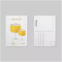 Дизайнерская открытка Meswero в крафт-конверте. Формат А6 10,5*14,8 см