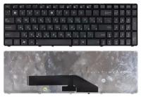 Клавиатура для ноутбука Asus K50 K60 K70 черная с рамкой