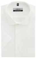Рубашка мужская короткий рукав GREG 510/109/ALT/Z, Полуприталенный силуэт / Regular fit, цвет Бежевый, рост 174-184, размер ворота 43