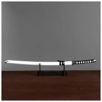 Сувенирное оружие "Катана на подставке", белые ножны, 100 см