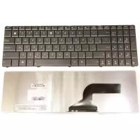 Клавиатура для ноутбука Asus K52JT, черная, без рамки