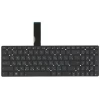 Клавиатура для ноутбука Asus K55 черная без рамки