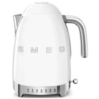 Чайник электрический с регулируемой температурой,SMEG KLF04WHEU , белый