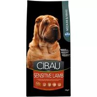 CIBAU SENSITIVE LAMB MEDIUM/MAXI для взрослых собак средних и крупных пород при аллергии с ягненком (12 кг)