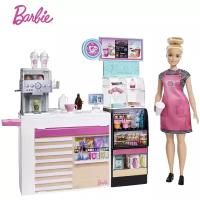 Набор игровой Barbie Кофейня GMW03