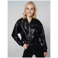 Куртка из экокожи ТВОЕ A7291 размер XL, черный, WOMEN