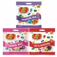 Драже жевательное Jelly Belly Tropical Mix / Jewel Mix / 20 вкусов 3 шт.