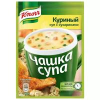 Knorr Чашка супа Куриный суп с сухариками, 16 г