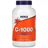Витамин NOW C-1000 with 100 mg of Bioflavonoids (250 таблеток), без вкуса